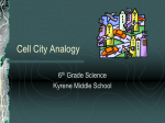 Cell City Analogy - Kyrene School District