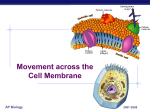 The Cell Membrane - RMC Science Home