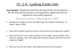 Ch. 2-4: Looking Inside Cells Key Concepts: Identify the role of the