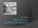Stem Cells Murder or Miracle?