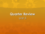 Unit 3 Quarter Review Biology