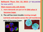 10-1 2014 Why Cells Divide