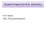 Student Projects for B.Sc. Chemistry
