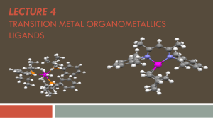 Lecture 4- LIGANDS