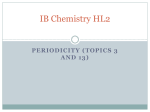 periodicity (topics 3 and 13)