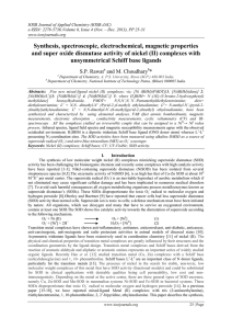 IOSR Journal of Applied Chemistry (IOSR-JAC) e-ISSN: 2278-5736.