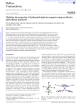 Dalton Transactions PAPER Modeling the properties of lanthanoid single-ion magnets using an effective