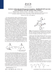 Synthesis of Monoalkoxide Monopyrrolyl Complexes Mo(NR)(CHR )(OR )(pyrrolyl):