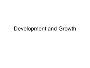 Development and Growth