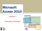 Microsoft Access 2010