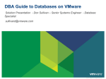DBA Guide to Databases on VMware