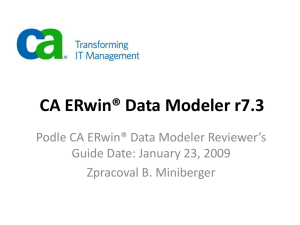 CA ERwin® Data Modeler r7.3