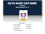 Kel 3 – Database dan DBMS