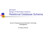 Relational database schema and MS Access