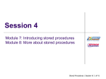 Session4_Module7-8_Stored Procedures - fpt