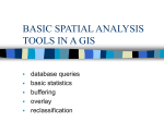 BASIC SPATIAL ANALYSIS TOOLS IN A GIS - Dycker@control