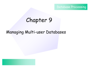 Chapter 12: Managing Multi