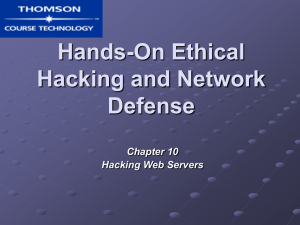Hands-On Ethical Hacking and Network Security