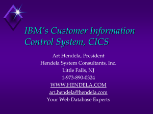 IBM's Customer Information Control System, CICS