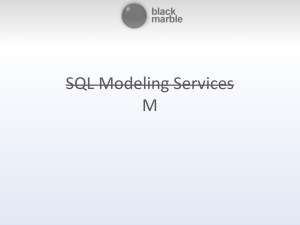 SQL Modeling ServicesM