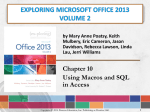 Exploring Microsoft Office 2013 Access Comprehensive