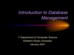 Introduction to Database Concepts