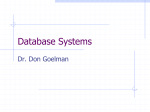 Database Systems - Villanova University