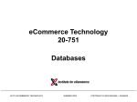 Databases 2003 - Carnegie Mellon University