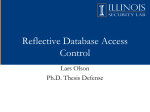 Reflective Database Access Control