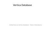 Vertica Database - vertica