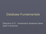 Database Competency 5.00