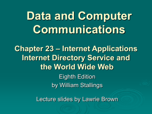 Chapter 23 - William Stallings, Data and Computer