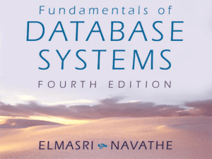 Fundamentals of Database Systems