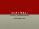 ITE252 Slide 1 - Nassau Community College