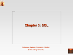 Chapter 4: SQL