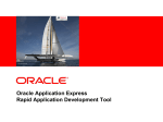 Oracle Application Express (Web Application Development)