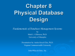 Physical Database Design