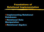 Relational Implementation