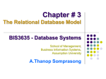 The Relational Database Model