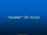curator database presentation