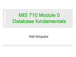 Database fundamentals