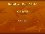 Relational Data Model by Nidhi Patel