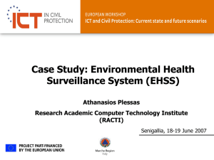 EHSS Surveillance Pages - Screenshots