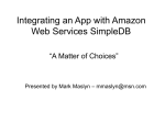 Android and Amazon SimpleDB