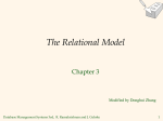 The Relational Model