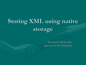 7. XML_Native Storage