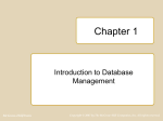 Chapter 1 of Database Design, Application Development and