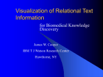 Visualization of Relational Text Information