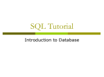 SQL Tutorial - Computer Science