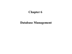 Database management system (DBMS)
